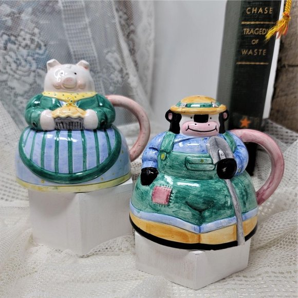 VINTAGE DOWN HOME COLLECTION FOR ROSHCO PIG & COW - Picture 3 of 8